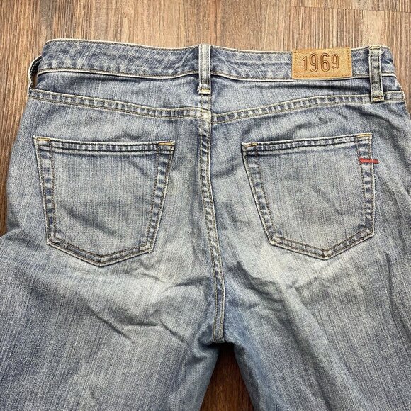 Gap Jeans Women's 4A 1969 Classic Fit Stretch Blue - Picture 4 of 12